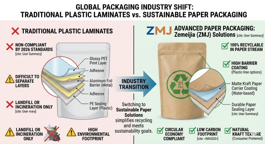 Quare C sentio charta Packaging conciliat in Global Retailers in MMXXVI 