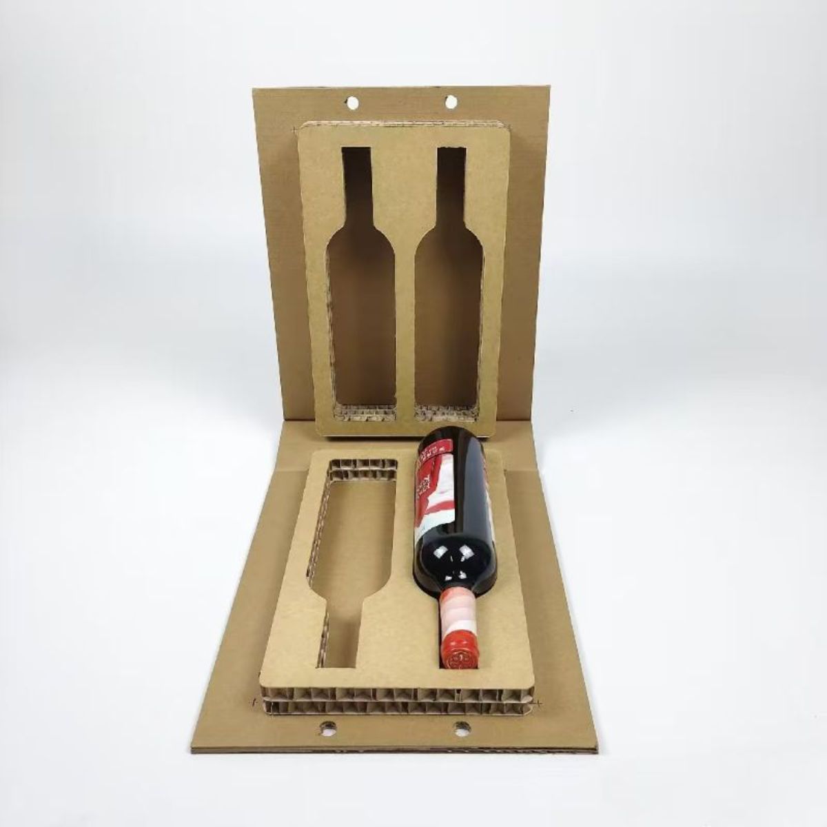 Zemeijia Novum Corrugated Vinum Donum Box