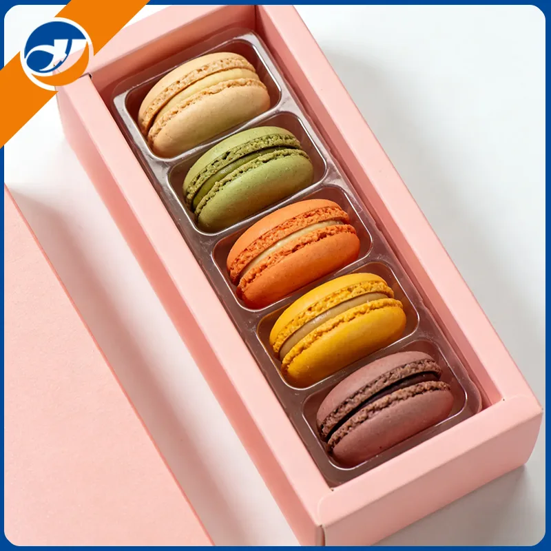Typis Macaron Packaging Pyxidas dividens et Fenestra